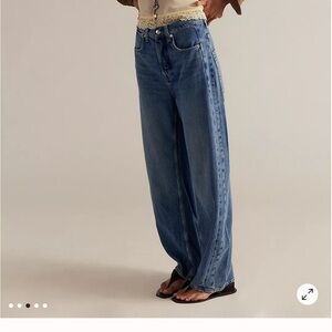 FREE PEOPLE We The Free Truro Baggy Puddle Jeans in size 27 - New with Tags